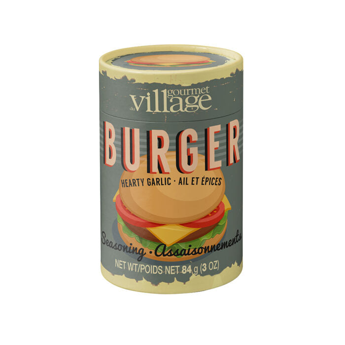 Hearty Garlic Burger Seasoning Canister