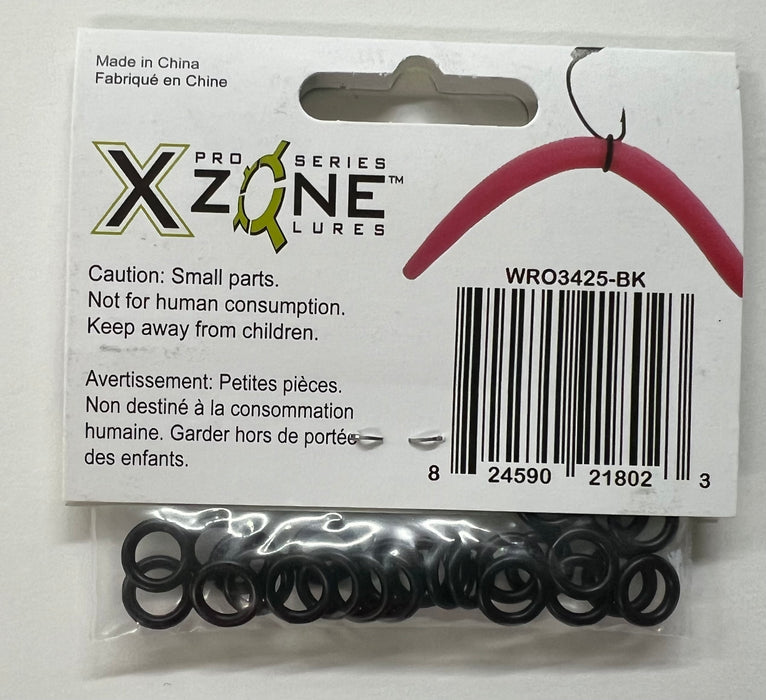 X Zone Pro Series Wacky Rigging O Rings- 3"-4" Stick Baits