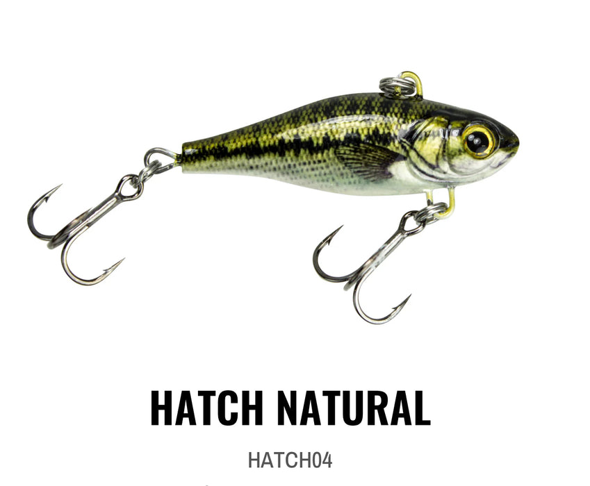 LUNKERHUNT HATCH NATURAL 1 oz weighted lure- Bass