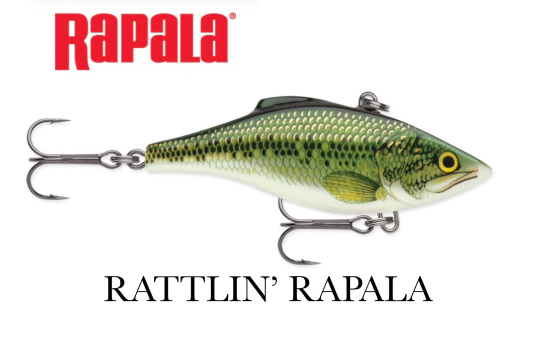 RAPALA RATTLIN' LIPLESS CRANK BAIT, 2-3/4" 1/2oz- Baby Bass