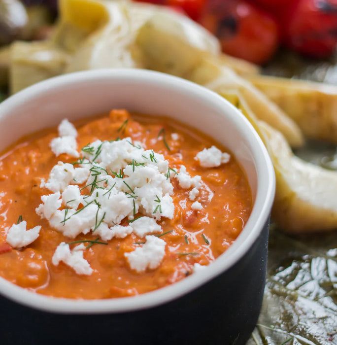 ROASTED RED PEPPER & FETA SPREAD