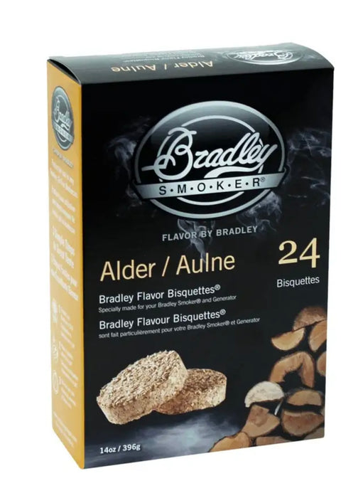 BRADLEY ALDER SMOKER PUCKS, 245 Bisquettes