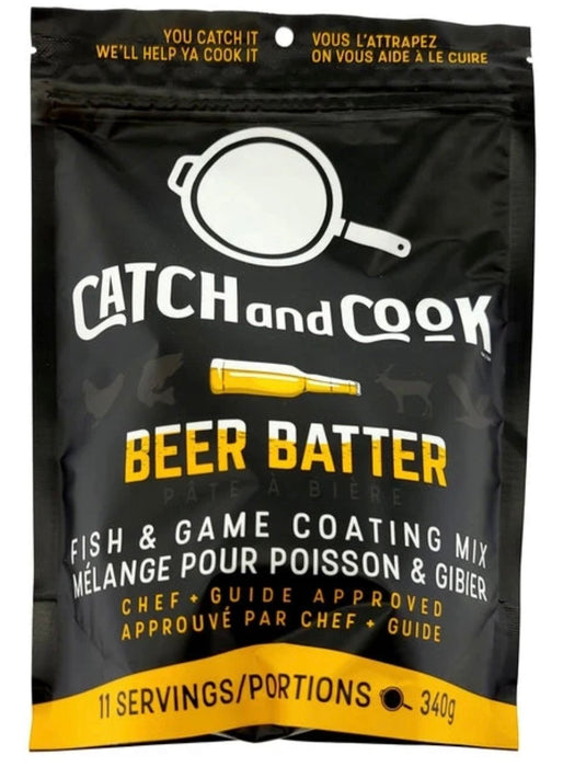 CATCH and COOK CC-007-C Fish And Game Coating Mix, Beer Batter Flavour 340g