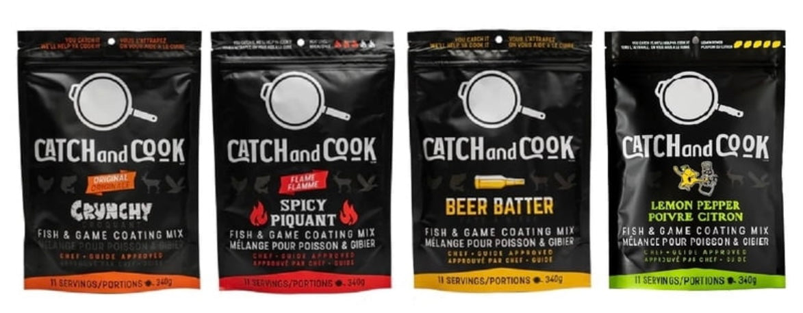 CATCH and COOK CC-007-C Fish And Game Coating Mix, Beer Batter Flavour 340g